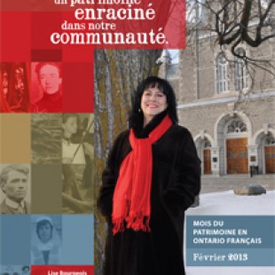 Lise Bourgeois, ambassadrice du Mois du patrimoine en Ontario français 2013