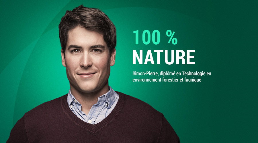 Simon-Pierre et son parcours 100 % nature